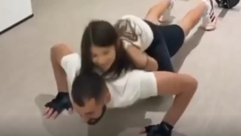 Милая тренироа бензема