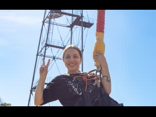 Анастасия литвина прыжки #freefallprox команда #prox74 объект #at53 chelyabinsk 1 jump #ropejumping 2023