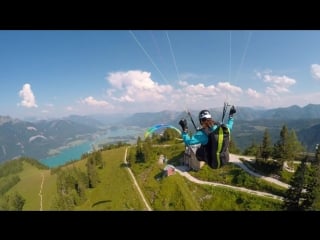 Beauty of paragliding