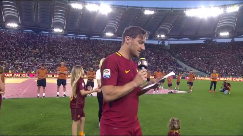 Прощальная речь легенды ромы франческо тотти | francesco totti discorso finale goodbye emperor