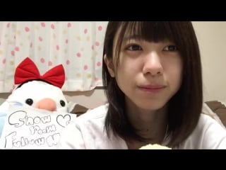 20161102 showroom onishi momoka