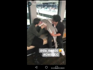 Bob and richard at #the100sdcc #the100 (via cw the100 ig story)
