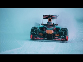 Max Verstappen Drives F1 Car In Snow