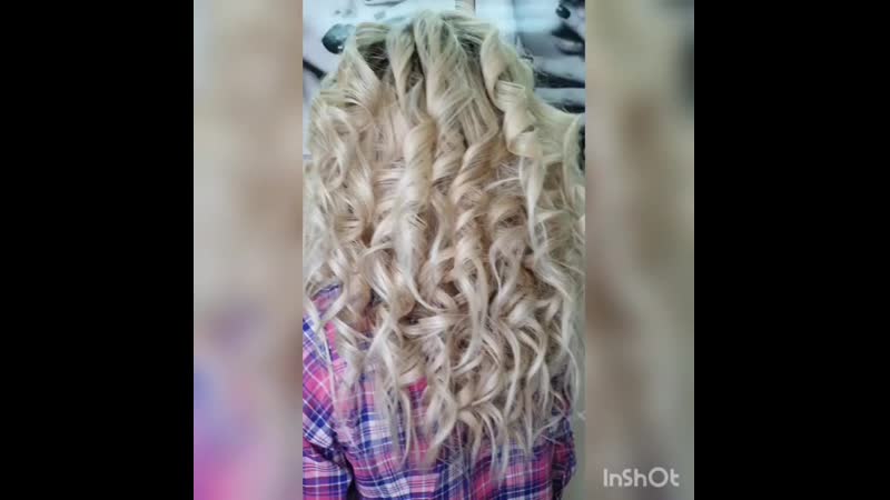 Бликовый блонд с прикорневым затемнением ⭐