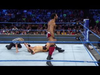 Mojo rawley vs jinder mahal smackdown live, april 11, 2017