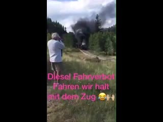 Scheiss aufs diesel fahrverbot, ich mit der bahn mp4