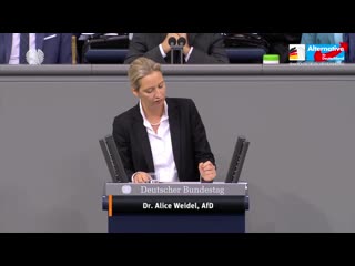 Aufruhr im bundestag, als alice weidel mit merkels politik abrechnet!