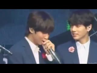 A short compilation of jungkook every time he stares at taehyung, and then looks downaway immediately