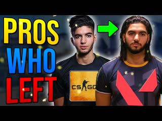 Best of pros who left for valorant! ft hiko, tenz, swag, jamppi, skadoodle, scream and more!