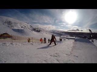Khibiny snow practiceone sunny day инструкторы кировск / сноукайтинг kspschool