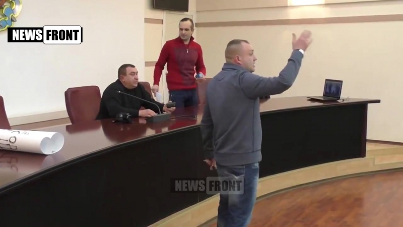 Газовая атака в краматорске украинская демократия во всей красе