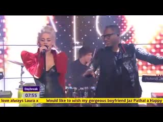 Kimberly wyatt higher feat taio cruz (live at daybreak 2011)