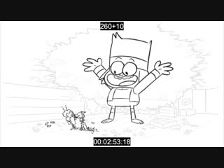 Ok ko "just be a pebble" storyboard by geneva hogson