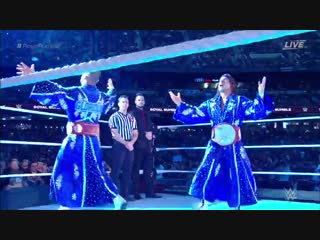 (wwe mania) rr 2019 bobby roode & chad gable vs aop (raw tag team champions)