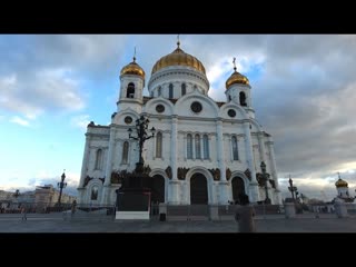 Pov moscow walk to the cathedral of christ the savior прогулка к храму христа спасителя 20 10 22