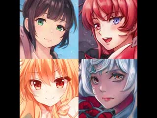 Ai generating [a]nimated faces of girls