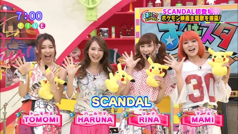 Scandal yoake no ryuuseigun + talk (oha suta!)