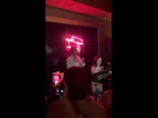 Remember when i was out last night and darren criss climbed on the bar and announced the l