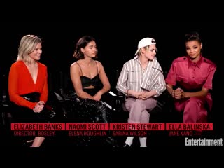 Elizabeth banks, naomi scott, kristen stewart, and ella balinska play love it or lose it