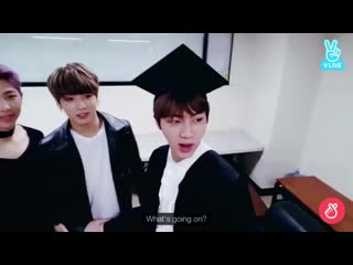Vante kim bringing this back 💜 bts celebrating jin’s mp4