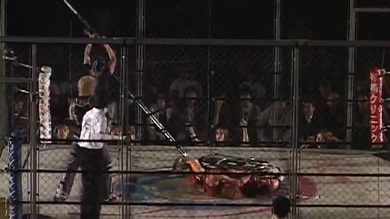 Kyoko inoue and tomoko watanabe vs yumiko hotta and mask de sun (kyoko kimura) on 4 29 14