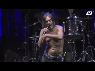 Iggy pop movistar arena, santiago de chile 10 oct 2016