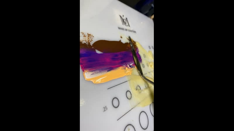 Смешивание пигментов 💕🌷