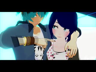 Miraculous (marinette and luka/lukanett) [mmd] good time