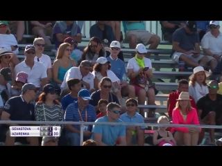 «vika7 comes up with the pass on sevastova! #miamiopen…