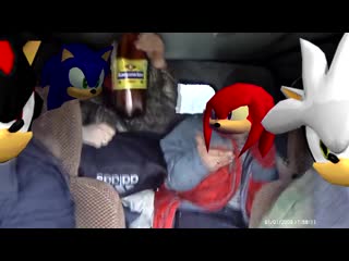 Sonic, knuckles, shadow and silver