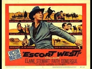 Escort west (caravana al oeste) (1958) (español)