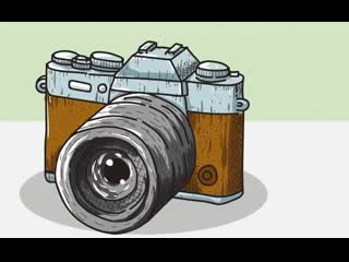 How to draw vintage camera in adobe illustrator using wacom bamboo