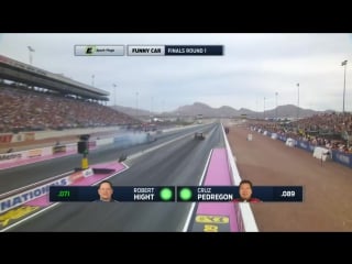 Must watch amazing nhra funny car run in las vegas