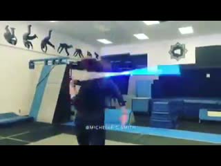 Holy moly! its michelle c smith, daisy ridley's rey's stund double again 💖💞