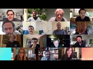 Lotr cast reenacting favourite scenes