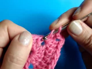 Вязание крючком урок 208 как вязать треугольник 1 crochet(1)