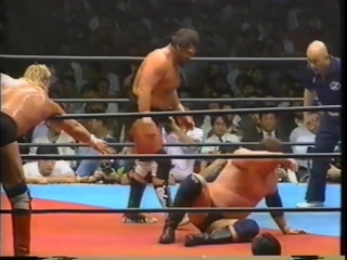 Steve williams/terry gordy [c] vs stan hansen/dan spivey