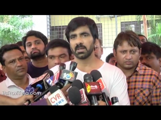 Ravi teja at his brother bharath's 11th day ceremony