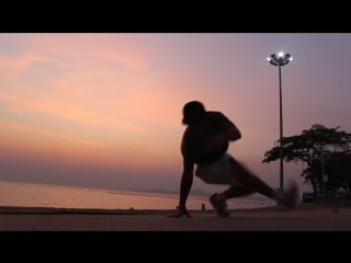 Bboy plast training breaking in pattaya city