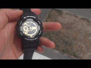 Casio g shock ga 110 gold