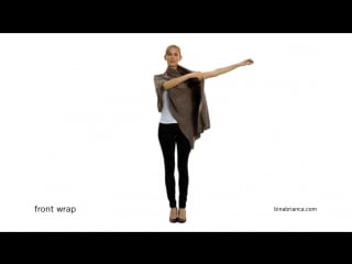 Black front wrap how to make the bina a front wrap