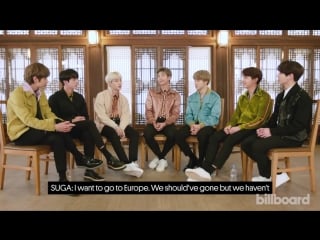 [other] 180228 bts talks favorite tour stops @ billboard