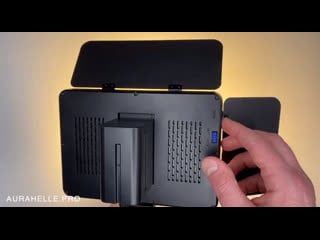 Обзор видеосвета aura helle 528 as со шторками