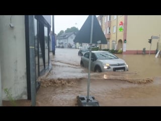 Unwetter saarland überflutung st wendel hochwasser