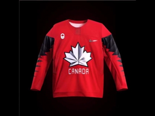 It's here! #teamcanada's hockey teams will be wearing this jersey in #pyeongchang2018 🇨🇦🏒