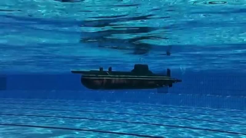 Радиоуправляемая модель советской субмарины тк 208 дмитрий донской ("тайфун")