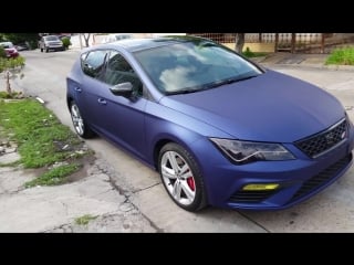 Seat leon cupra 290 full wrap avery night blue