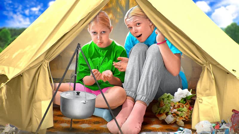 [amelka karamelka] выгнали из дома на 24 часа челлендж! амелька оказалась на улице! (1080p)