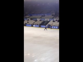 Trophee eric bompard 2015 тренироа 2а+3т