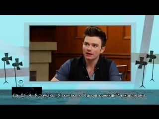 #larrykingnow viewer exclusive sneak peek chris colfer (рус суб)